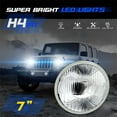 thumbnail image 4 of For VW Beetle 1967-1979 Pair 7" Inch Round LED Headlight Hi/Lo Beam White S++, 4 of 21