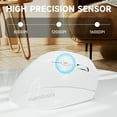 thumbnail image 2 of memzuoix Ergonomic Mouse Wireless,2.4G Optical Cordless Mice with 800/1200/1600 DPI,USB, Vertical Computer Wireless Mouse for Laptop, Mac,PC,Desktop (for Right Hand, Large),White Mouse, 2 of 7