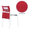 thumbnail image 4 of Unique Bargains 3 Slots Chair Pockets for Classrooms, 2pcs Classroom Chair Pockets, Red/Orange, 4 of 5