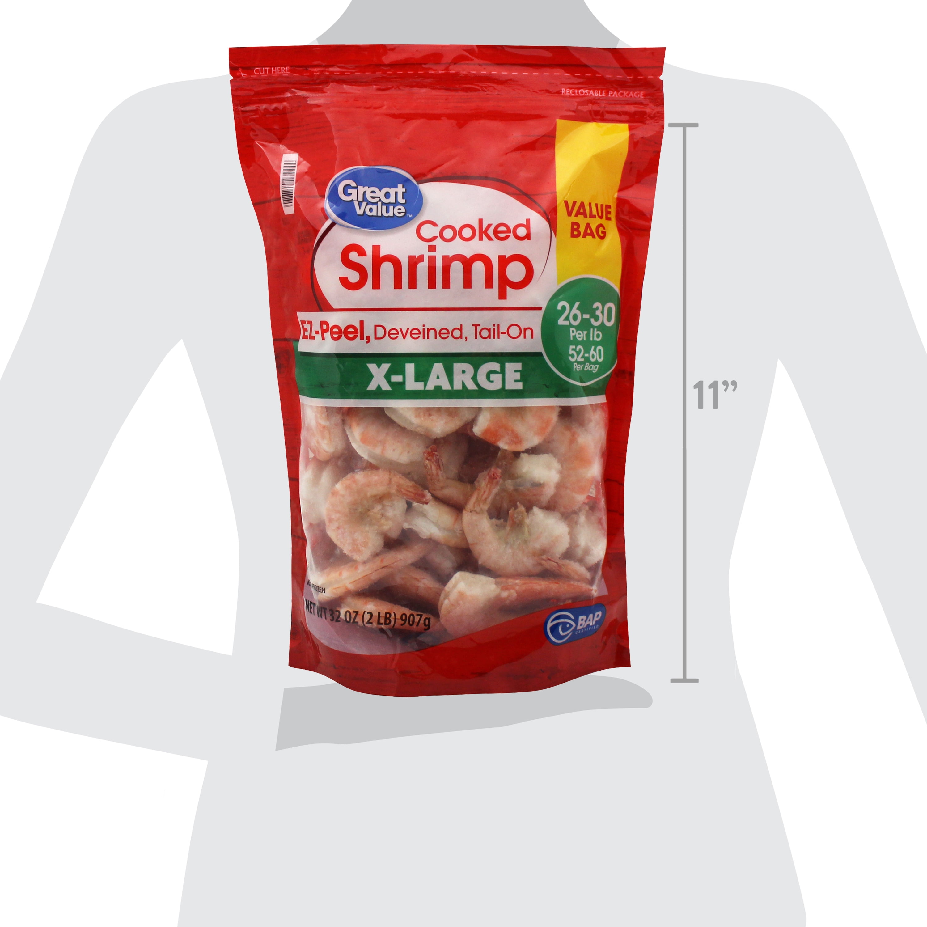 Hooks Whole Shrimp 80/60 400 g Online at Best Price, Shrimps