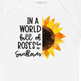 thumbnail image 4 of Inktastic Summer in a World Full of Roses Be a Sunflower Boys or Girls Baby Bodysuit, 4 of 5