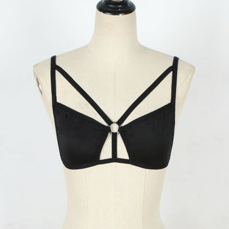 Aayomet Sports Bra for Women Women s Plus-Size Cate Underwire Full Cup Banded Bra Black XL
