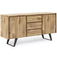 thumbnail image 1 of Allora Modern Solid Acacia Wood Sideboard Buffet in Golden Wheat, 1 of 7
