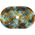 thumbnail image 4 of Anzzi LS-AZ192 5.7 x 13.2 x 21.4 in. Voce Series Vessel Sink, Impasto Blue, 4 of 5