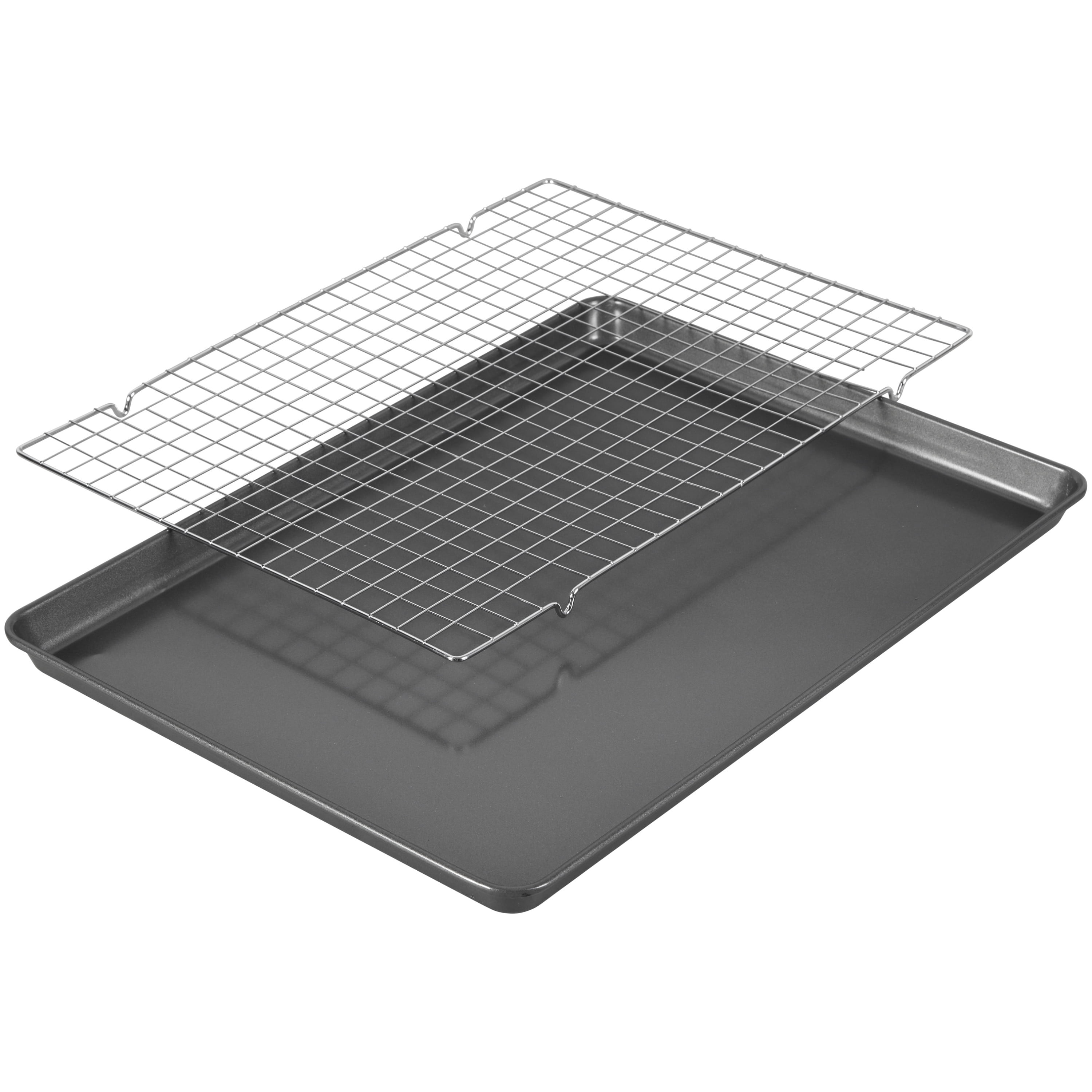 Wilton 3pc Steel Mega Cookie Sheet and Cooling Racks Set