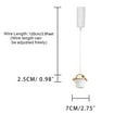 thumbnail image 2 of KAYYELAMP 3 Pcs 3.9Ft Adjustable Wire Gold Pendant J-Type Track Mount Vintage Design Mini E26 Base Track Lamp For Kitchen Dining Room(No Bulb, Track), 2 of 5
