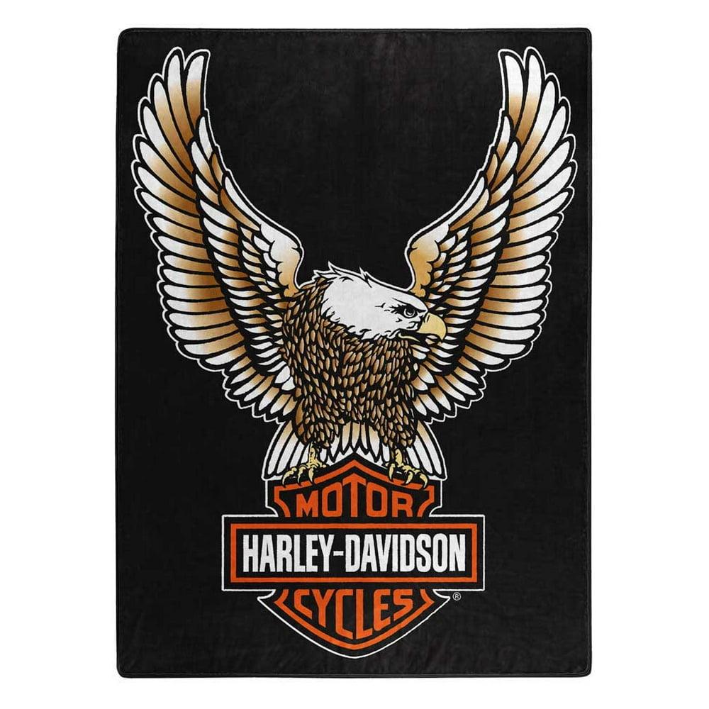 vintage harley davidson blanket