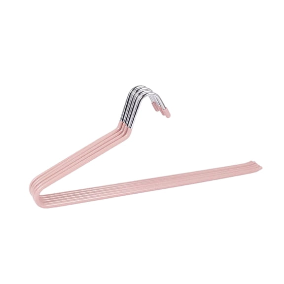 Z-Shaped Pants Hangers 5 Pack Heavy Duty Closet Organizer Space Saving Hanger for Trousers Jeans Skirts with Non-Slip Clips Black Metal Garment Rack