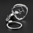 thumbnail image 4 of Fairy Crystal Pink LED Light Keychain Love Heart Keychain Keyring For Valentine's Day Gift, 4 of 5