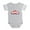 Heather Gray, variant on CafePress - Play Doh Classic Logo - Cute Infant Baby Football Bodysuit