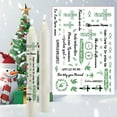 thumbnail image 4 of Hot6sl Ofertas y Liquidaciones Pegatina En Agua y Muñeco de Nieve y Vela Navideña, Tema de Actividad, Decoración En Velas de Humor, Pegatina En Agua Ultraligera, 4 of 5