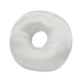thumbnail image 4 of Luzkey Ear Piercing Pillow 30cm Comfortable Breathable Neck Support Removable Ergonomic Invisible Zipper O Shaped Side Sleepers Pillow white, 4 of 8