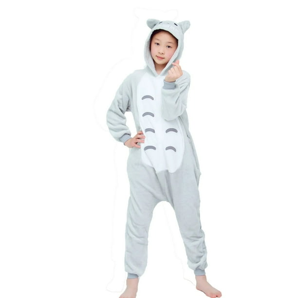 Conjunto de pijamas de franela para niños y niñas, ropa de dormir con dibujos de animales, Pegaso, unicornio, zorro, para invierno, novedad xuanjing unisex