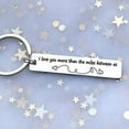 thumbnail image 3 of Gifts for Boyfriend from Girlfriend Long Distance Relationships Friendship Gifts Military Keychain I Love You More Than the Miles Between Us Keyring for Birthday Anniversary Christmas Gifts¡, 3 of 4