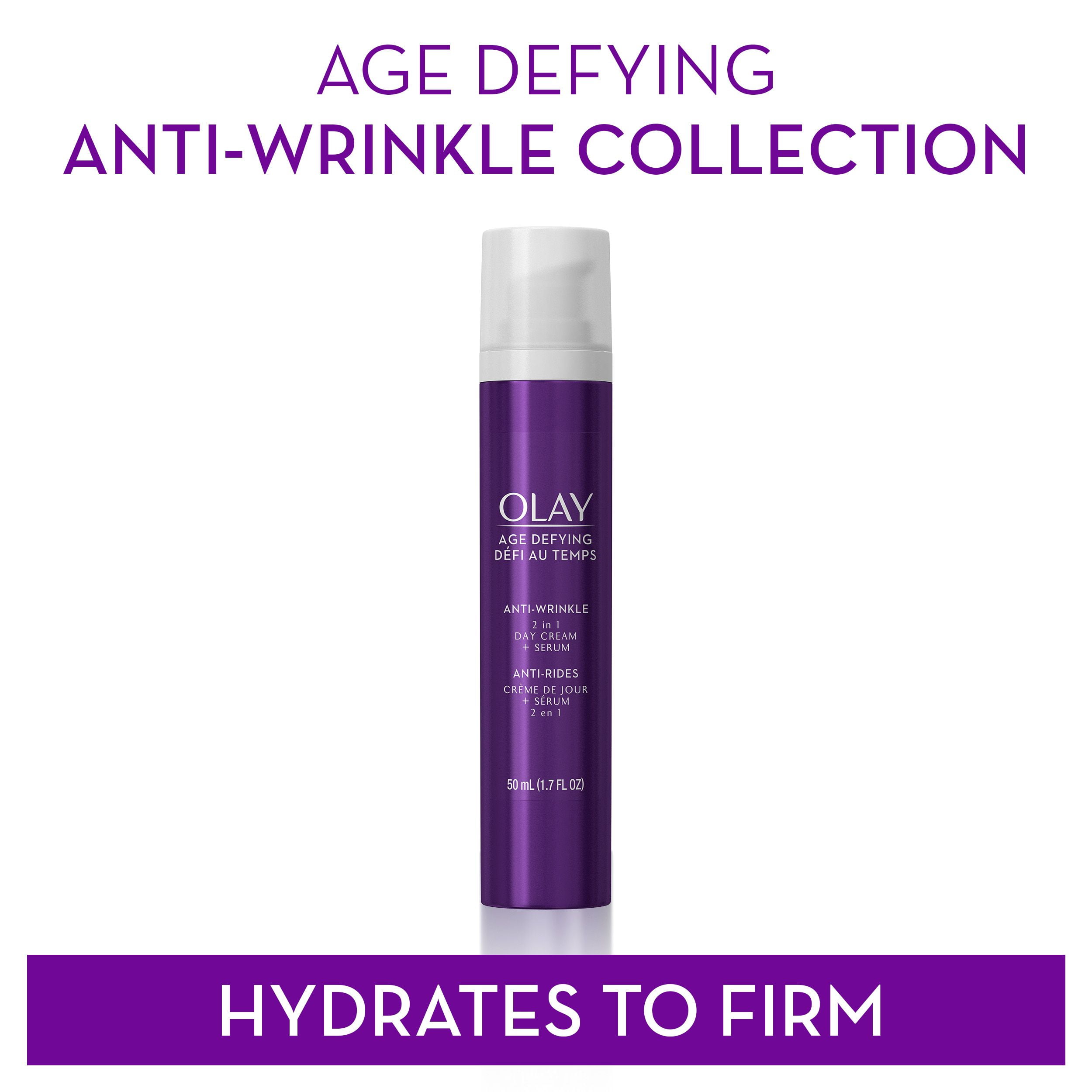 Olay Défi au Temps 2 en 1 Crème de Jour Anti-Rides + Sérum