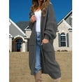 thumbnail image 4 of Womens Casual Long Sleeve Split Open Cardigan Knit Long Cardigan Sweaters with Pockets Fall Fashion Women Cardigan, Long Sweater Cardigan Women, Warm Sweaters for Women, Womens Long Cardigan Sweaters, 4 of 6