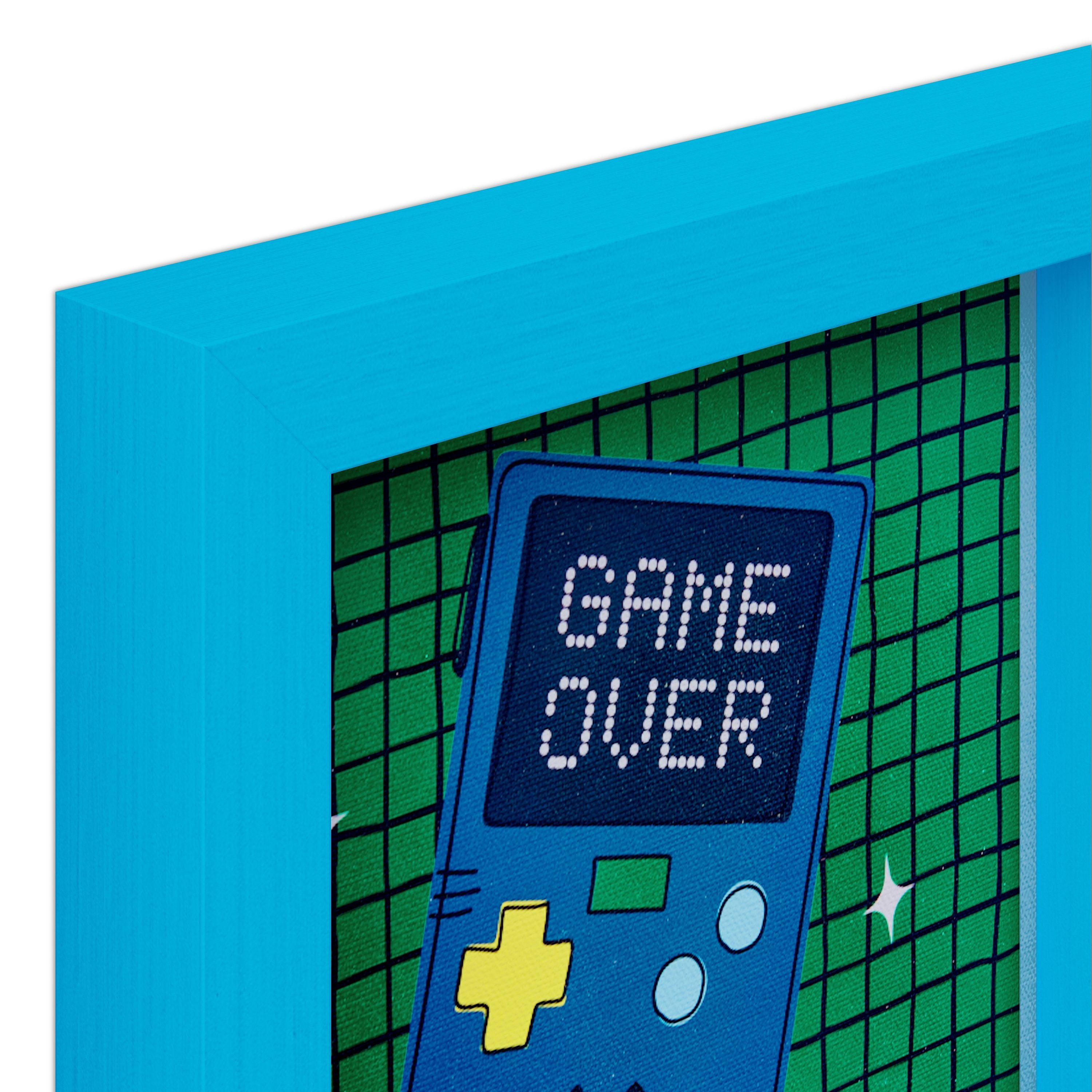 Mainstays Kids Gamer 3-Piece Framed Wall Art Set