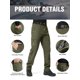 thumbnail image 3 of Pantalones cargo FREE SOLDIER Outdoor Softshell de forro polar para hombre, 3 of 8