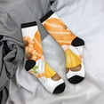 thumbnail image 5 of Fuzoiu Sunflower Gnomes 2 Print Athletic Crew Socks for Men & Women,Casual Crew Socks,Above Ankle Crew Socks for Business, Casual, 5 of 6
