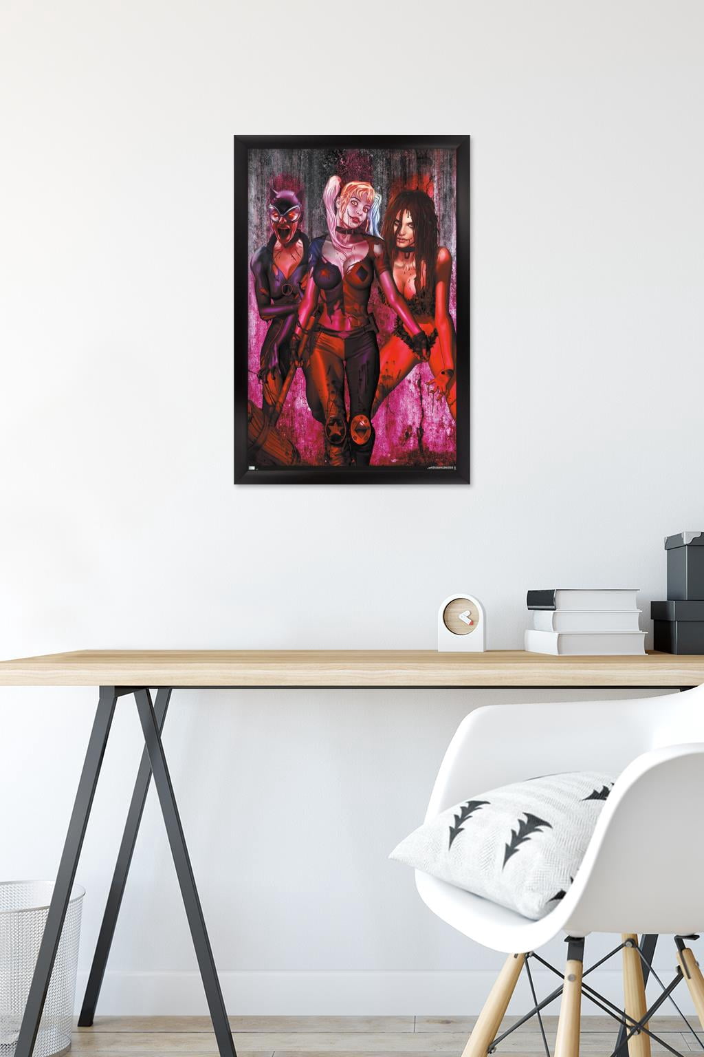 DC Comics - Harley Quinn - DCeased #1 Variant Wall Poster, 14.725" x 22.375" Framed