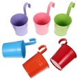 thumbnail image 4 of 6 piezas de pared colgantes macetas de flores de hierro HOMEMAXS 14355698-MX, 4 of 6
