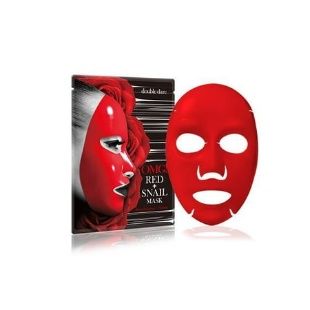 DOUBLE DARE OMG! RED + SNAIL MASK 3pcs (Best Korean Snail Mask)