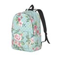 thumbnail image 2 of Balery Vintage Floral Vintage Canvas Backpack for Men and Women - Large Capacity, Durable Travel Laptop Bag for School, Work, Hiking, and Outdoor Activities, 2 of 7