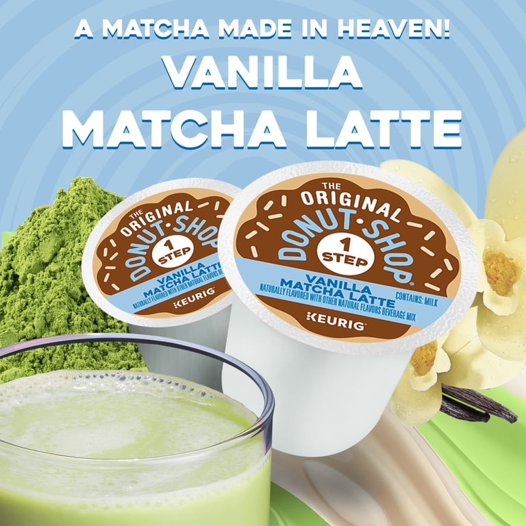 The Original Donut Shop, One Step Vanilla Matcha Latte Flavor K