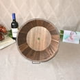 thumbnail image 3 of HLONK 3pcs Wooden Bucket Planters Rustic Patio Planters Flower Pot Container Box for, 3 of 6