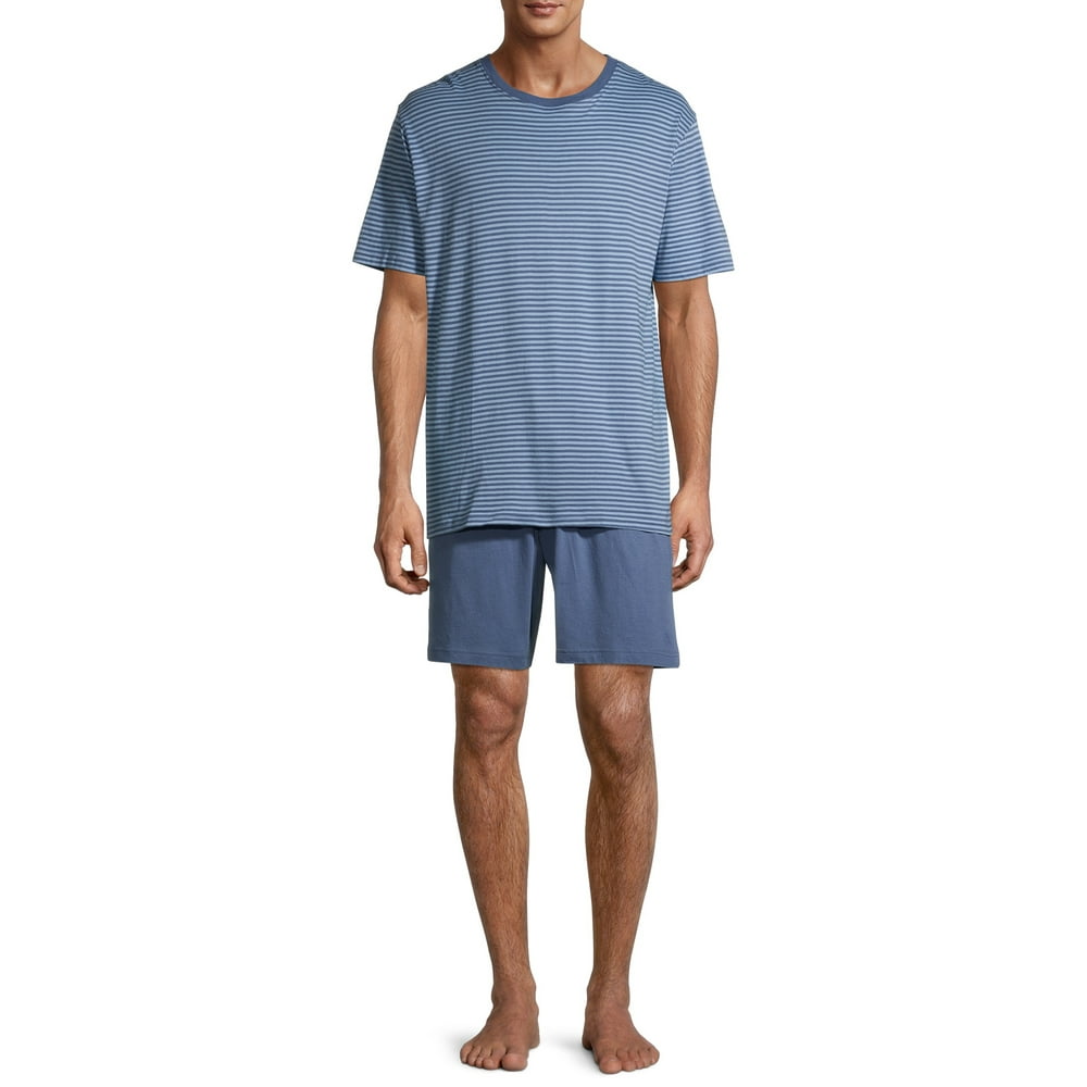 Hanes Hanes Men's Soft Pajama Short Sleeve Top and Shorts Set
