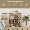 thumbnail image 6 of Costway 1 PCS 7-cube Bookcase 3-tier Open Storage Shelf with Anti-tipping Kits for Living Room Natural, 6 of 9
