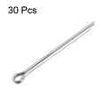 thumbnail image 3 of Uxcell Split Cotter Pin -2mm x 30mm 304 Stainless Steel 2-Prongs Silver Tone 30Pcs, 3 of 3