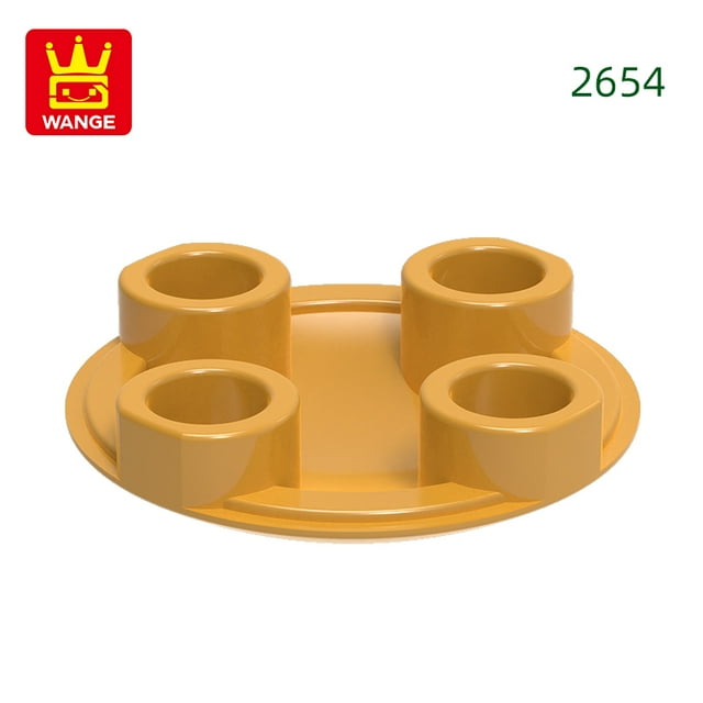 50g/135PCS 2x2 Round Buckle Block Moc Color Accessories Compatible with Brick DIY Children's Toy Assembly Gift Box 66.Pearl Gold about 135 PCS