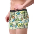 thumbnail image 2 of Honeii Meadow Plants And Butterflies Print Mens Boxer Briefs Breathable,Boxer Brief for Men, Moisture-Wicking Underwear-Small, 2 of 5