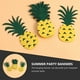 thumbnail image 3 of KAKOWELY 2 banderines decorativos de fieltro con forma de piña para fiesta hawaiana., 3 of 5