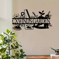 Custom Metal Garden Decor,Gardener Name Sign, Personalised Garden Name Sign,Garden Wall Art, Yard Decor,Gardening Gifts for Dad