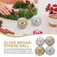 thumbnail image 2 of 2 bolas esféricas de mosaico de vidrio, bolas decorativas, bolas esféricas, centro de mesa de boda, decoración del hogar (8 cm), 2 of 6