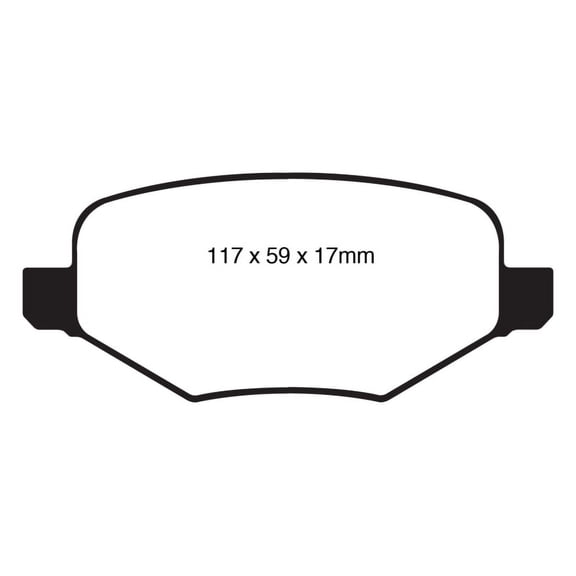 EBC 11-14 Ford Edge 2.0 Turbo Ultimax2 Rear Brake Pads Fits select: 2011-2019 FORD EXPLORER, 2010-2019 FORD TAURUS