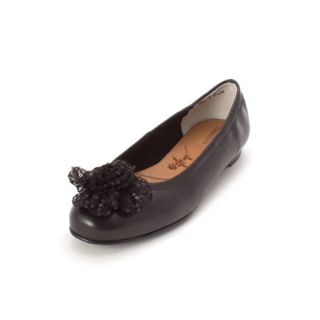 Ros Hommerson Womens Naughty Closed Toe Ballet Flats, Black, Size 8.5