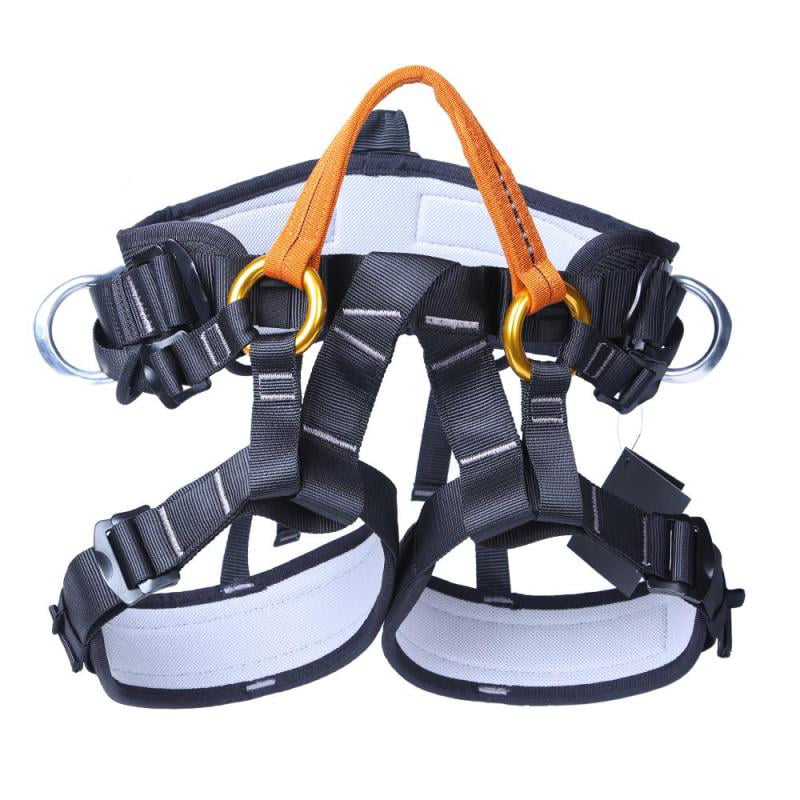 Climbing Harness Half Body Fall Protection Safety Belt for Outdoor Rock Climbing 