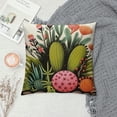 thumbnail image 2 of HENGT  Cactus Decorative Throw Pillow Covers Tropical Plantsquare Pillow Cases Summer Decorations Outdoor Sofa Couch Home Bed Decor Cushion, 2 of 5