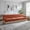 Red+Brown, variant on FFZ 2-Seat Chesterfield Tufted Velvet Sofa with Tassel Skirt and Wooden Base, Red Brown