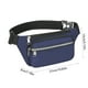 thumbnail image 3 of Riñonera de Trabajo para Hombre | Riñonera Cruzada de Nailon | Cartera Deportiva Ligera Gris y Azul para Móvil | Gran Capacidad para Viajes Al Aire Libre, Uso Diario Informal | Diseño Elegante y Dura, 3 of 6