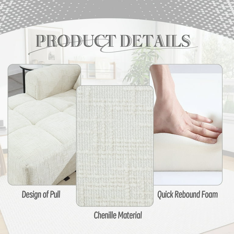 MOONMISS Chenille L-shaped Sectional Sofa - Seating - Walmart.com