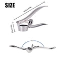 thumbnail image 2 of Stainless steel garlic press, professional kitchen garlic crusher, garlic chopper ginger crusher, heavy duty garlic press, garlic chopper, 2 of 5