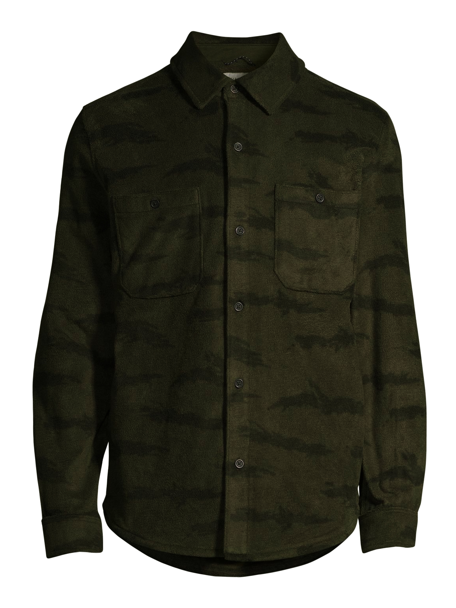 Free Assembly Men's Fleece Shirt with Two Pockets - image 3 of 6