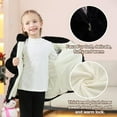 thumbnail image 3 of Kids Girls Winter Warm Coats Jacket Clothes Outwear Overcoat Ear Hooded Faux Fur Thicken Fleece Toddler, 3 of 5