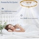 thumbnail image 4 of Ventilador de Techo LEDIARY 20" Oro Empotrado 6 Velocidades con Control Remoto, 4 of 7