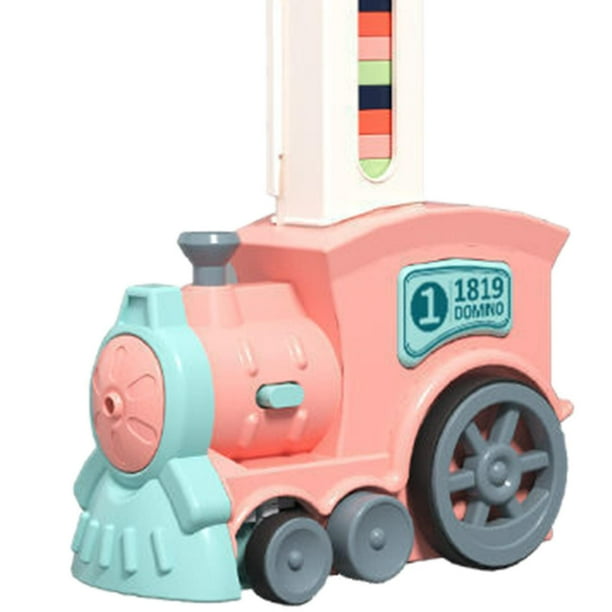 Tren Eléctrico Tren Rosa De Juguete Pista De Comboio Electrico