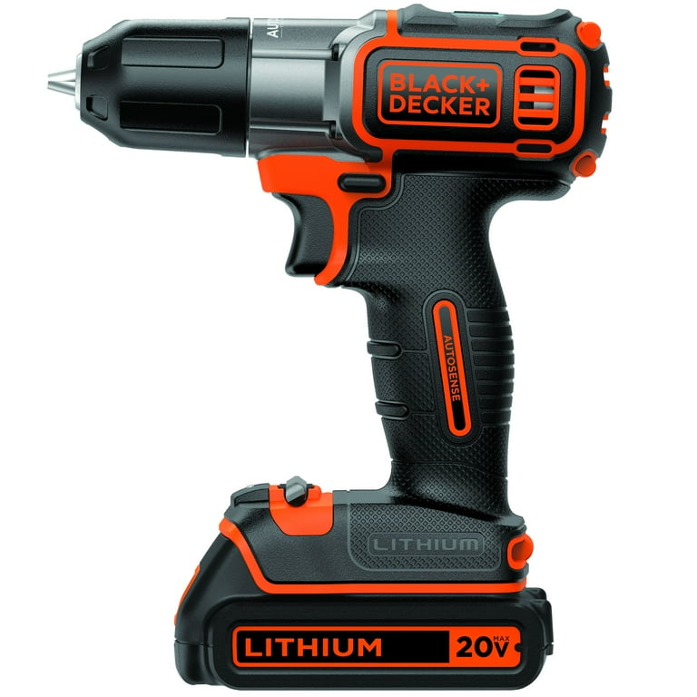 20-Volt MAX Lithium-Ion Cordless Drill/Driver with Autosense Technology with Battery 1.5Ah and Charger 20-Volt MAX Lithium-Ion Cordless Drill/Driver with Autosense Technology with Battery 1.5Ah and Charger